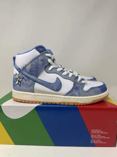 Größe 9,5 - Nike Carpet Company x Dunk SB High Blue, Deadstock!!