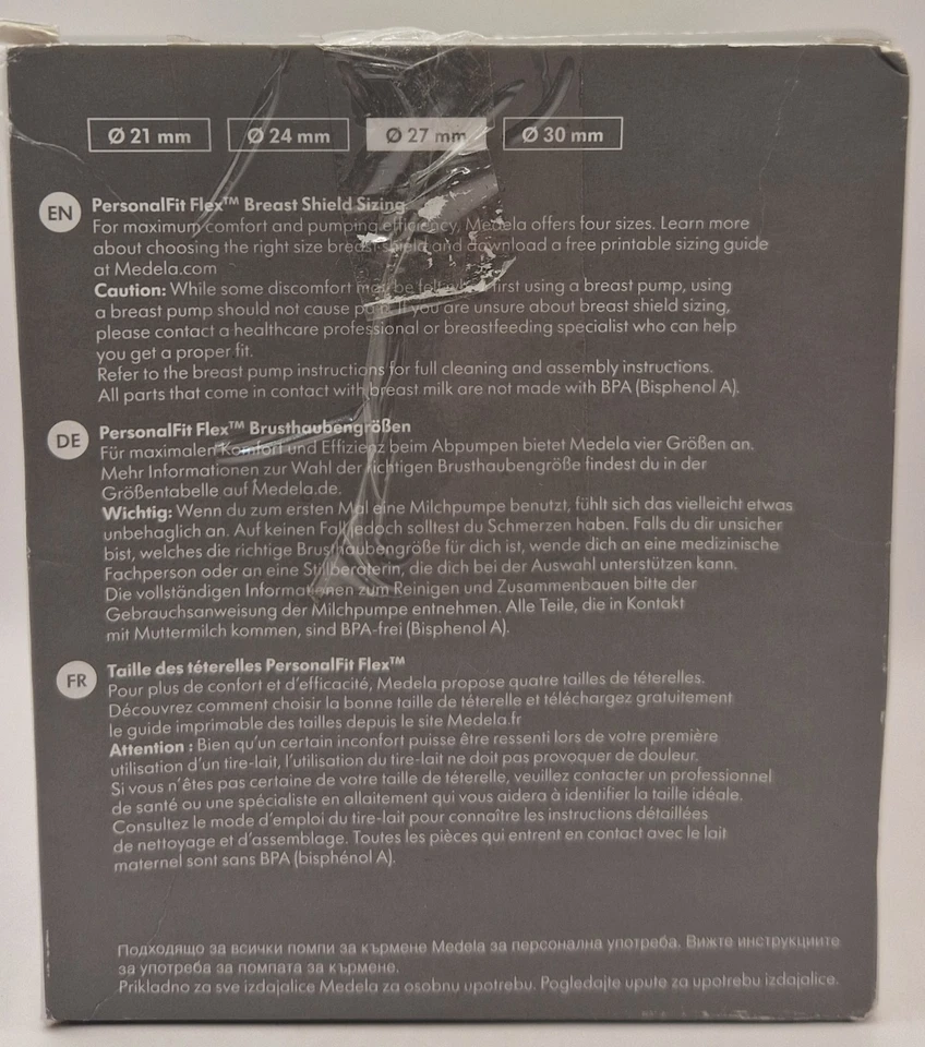 Medela PersonalFit Flex Brusthauben 27mm 2er Set BPA-frei kompatibel - Bild 3 von 4