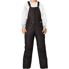Arctix Kids Insulated Snow Bib Overalls, Black, Large
