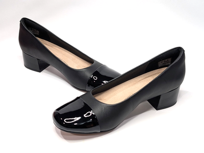 #ad #ad Clarks Marilyn Sara Black Leather Women#x27;s Pumps Shoes Size 8 NWOB $39.99