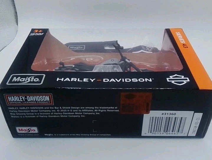 Maisto Harley Davidson 2022 Sportster Iron 883 Series 43 1:18 fundido a presión nuevo en caja Foto 3 de 4