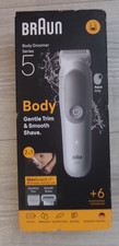 Braun Body Groomer Series 5 - +6 Pflegewerkzeuge wasserdicht - Grau - Neu in OVP