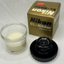 Nikon EL-Nikkor 50mm F4 Enlarger Lens for 35mm negatives 1908 39mm flange