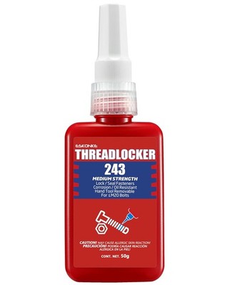 50 ml Removable Threadlocker Metal Glue for Nuts, Bolts, Fasteners