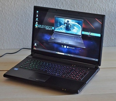 CLEVO EUROCOM Gaming / Workstation Laptop 17,3'' Quadro P3000 i7 16GB Ram Win11