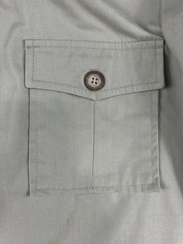VTG Orvis Shirt Coat Mens XL Fishing Tackle Outdoor Hunt Button Khaki VTG 70s - Picture 5 of 14