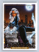 2024 Marvel Masterpieces '92 Platinum Black Cat Wood #5