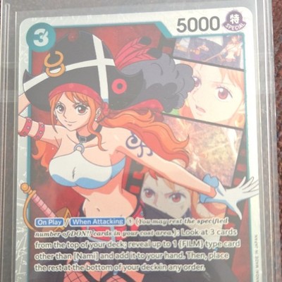 Bandai One Piece CCG Nami FILM Special Foil Character Card 5000 Power Cost 3