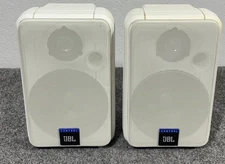 JBL Control CM42 Compact Bookshelf Speaker Set INDOOR OUTDOOR CM42AW WHITE