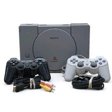 Sony PlayStation 1 PS1 Game Console SCPH-5501 w/ 2 Controller  Cables - Fst Shp