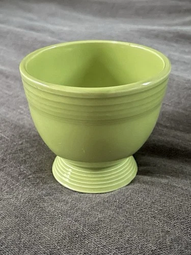 Vintage Fiesta Fiestaware Egg Cup in 1950's Chartreuse VGC