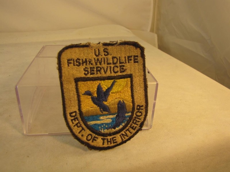 U.S. FISH & WILDLIFE SERVICE GAME WARDEN PATCH, DECOYS