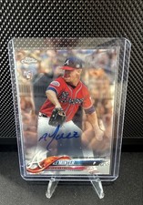 2018 Topps Chrome - Rookie Autographs A.J. Minter #RA-AM (AU, RC)