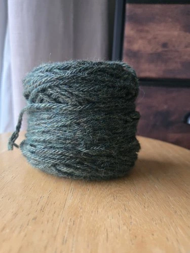 Berroco Vintage Chunky Yarn forest green wool/nylon/acrylic mix 91g image 4