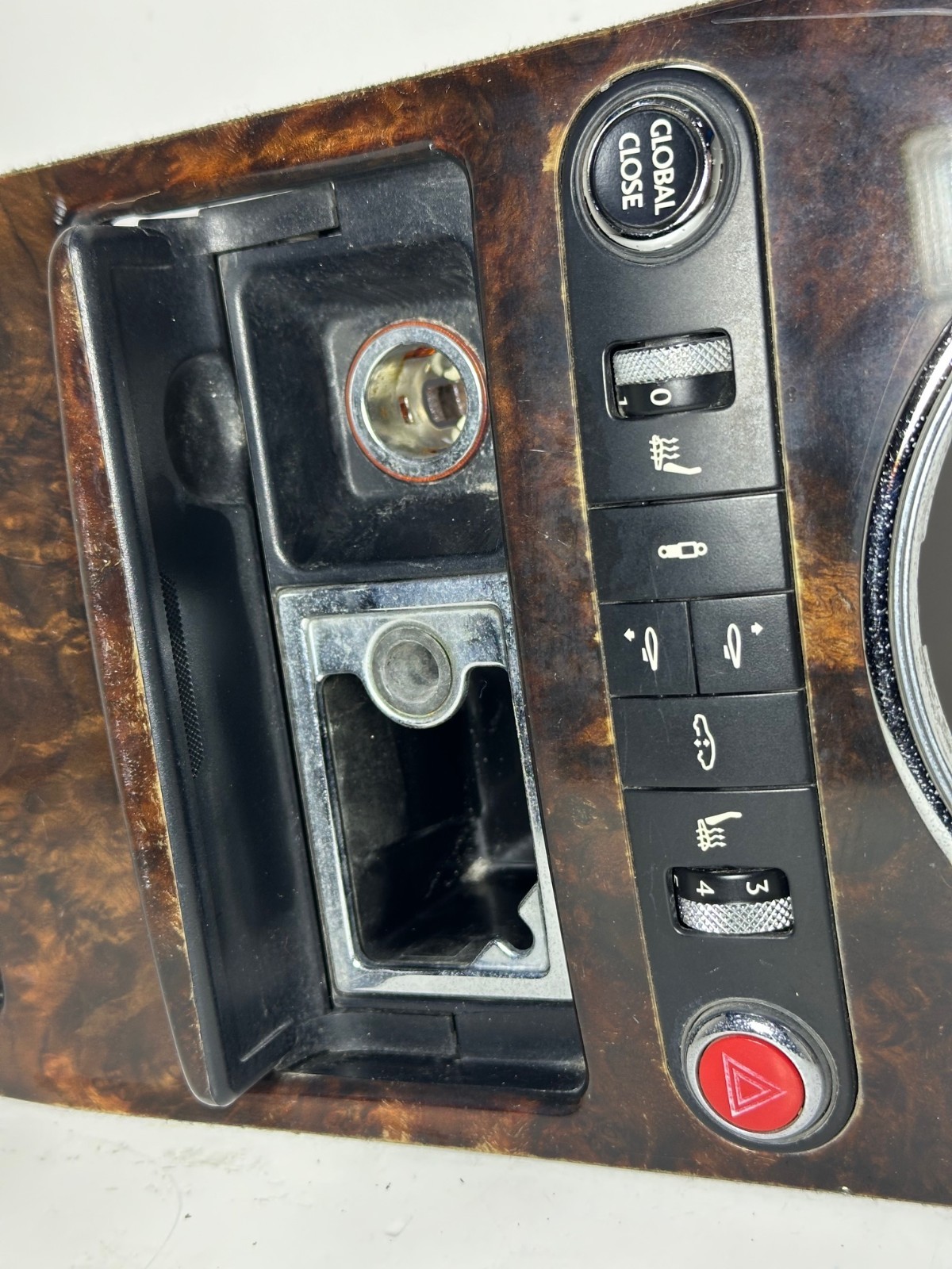 2006-2016 BENTLEY CONTINENTAL CENTER CONSOLE UPPER TRIM PANEL WOOD 3W0863249 OEM