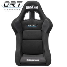 Sparco Evo XL QRT Fibreglass Competition Motorsport Seat, Black