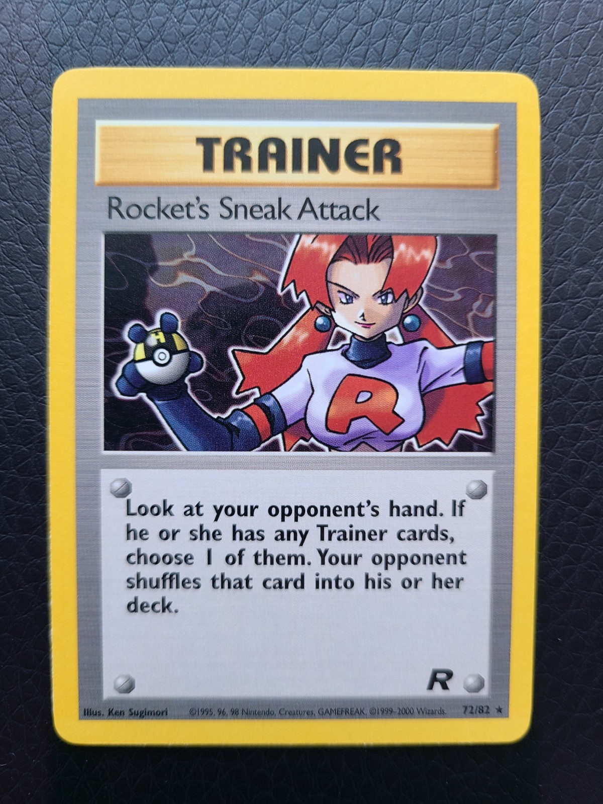Rocket's Sneak Attack 72/82 Team Rocket Pokemon Card Regular NM TCG