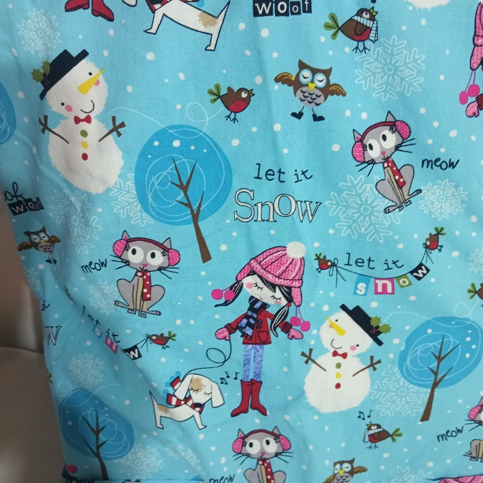 Dickie's скраб верхний рождественский снеговик кошки собаки женский размер маленький - Изображение 2 из 4