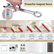 Cabinet Magnetic Catch 4 Pack Ultra Thin Cabinet Door Magnetic Catch for Draw...
