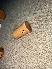 Handmade Wooden Whistle   Turned Hardwood Folk Instrument   3  Tall