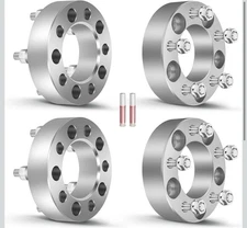  4PCS 1.5 inch 5 Lug Wheel Spacers 5x4.5 with 14x1.5 Studs Bore 82.5mm Wheel 