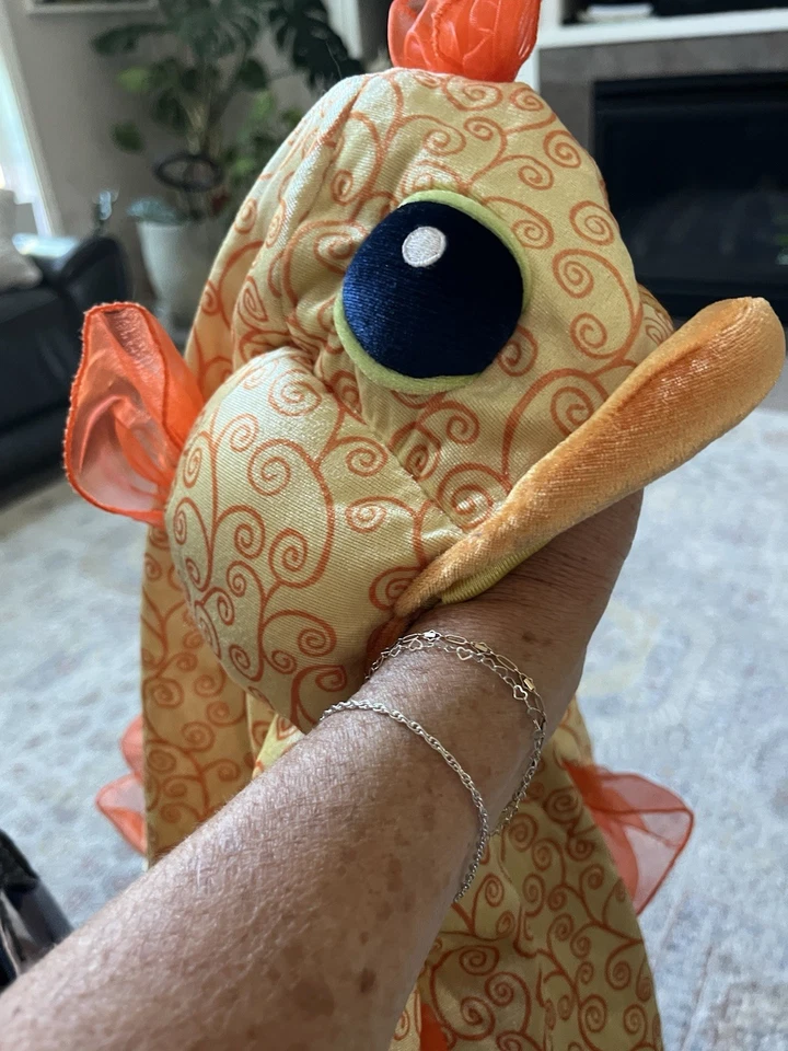 Disfraz de pez dorado infantil 6-12 naranja amarillo Foto 3 de 4