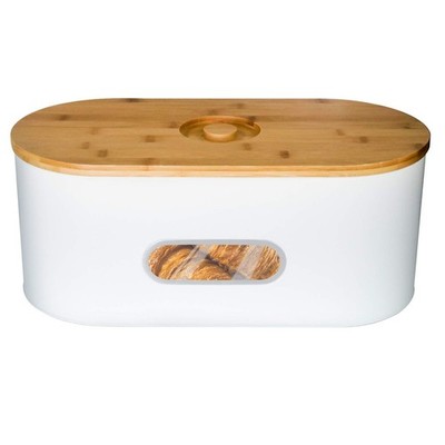 SOTECH Large Size Bread Boxes for Kitchen Counter with Bamboo Cutting Board L...