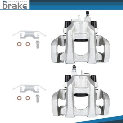 Brake Rear Calipers Pair W/Bracket Driver Passenger For 2011-2018 Dodge Durango