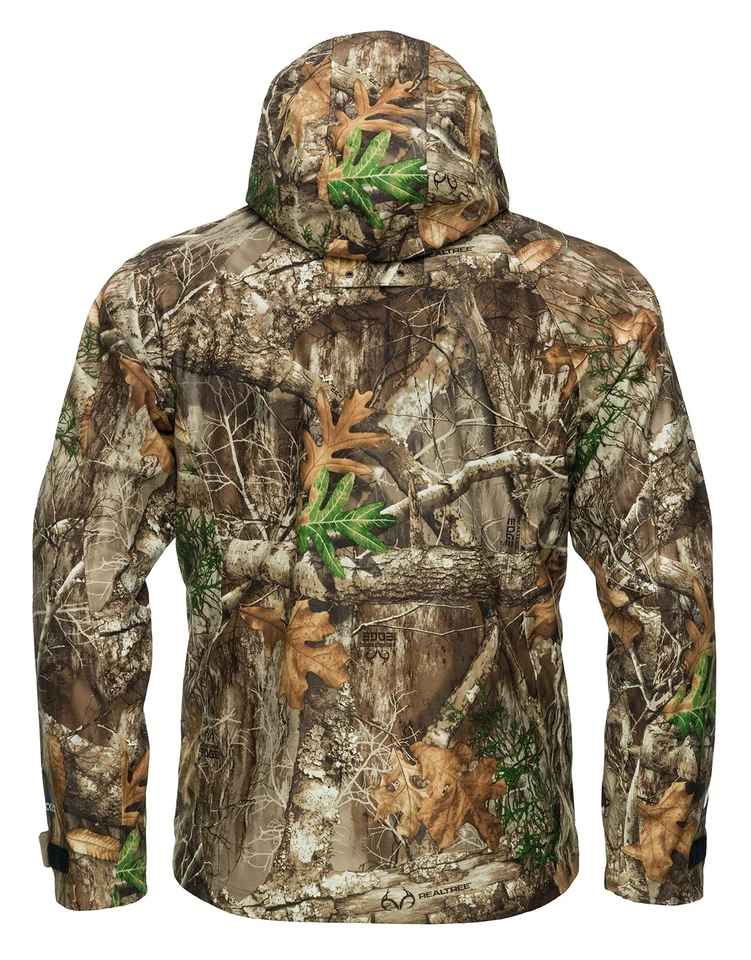 Waterproof Windproof Camo Hunting Jacket Lightweight Comfortable Outdoor Gear - Image 3 of 4