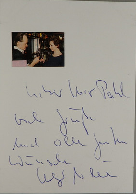 Autogramm deutscher TV- und Theaterschauspieler Hogler Mahlich (121074)