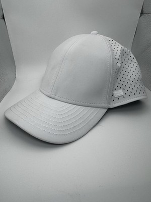 Melin Odyssey White Hydro Performance Snapback Hat Slight Flaws