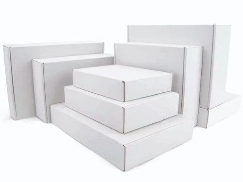 50 pack Small Shipping Box,6x4x2'',Corrugated Mailer,Cardboard Box, White,for... - Picture 5 of 6
