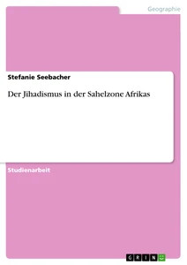Der Jihadismus In Der Sahelzone Afrikas (Buch)-image