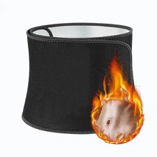 Men Women Waist Trainer Body Shaper Tummy Girdle Belt Belly Fat Burner Corset