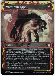 Monstrous Rage 45 Secrets of Strixhaven: Mystical Archive Foil