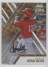 2017 Panini Elite Extra Edition Aspirations Gold 1/1 George Valera Auto 00jz