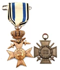 ✚ WW1 German Bavaria Military Merit Cross 3rd Cl. W/ Crown & Honor Cross (3321)