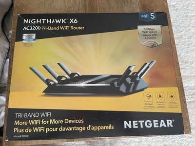 Netgear Nighthawk X6 AC3200 Tri-Band Wifi Gaming Router R8000