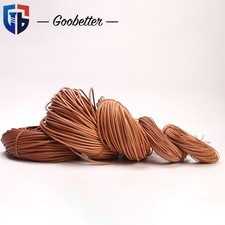 Natural Black Dark Brown Round Leather Cord 1,5/2/3/4/5/6 mm for Jewellery Craft