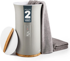 Towel Warmer Bucket Style Luxury Heater with LED Display, Adjustable Timer, Au