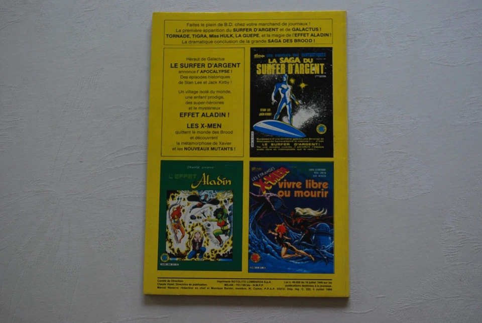 STRANGE SPECIAL ORIGINES 199 Lug 1986 NEUF - Photo 3/4