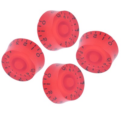 4Pcs Acrylic Bass Knobs Electric Guitar Volume Control Potentiometer Hat Gui BAK