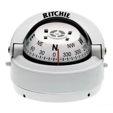 RITCHIE Explorer extern. compass 2"3/4 white/white - 1 PC  - 25.081.12 - 2508112