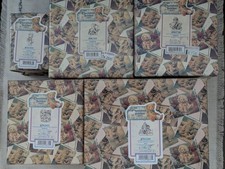 5 Christmas Cherished Teddies Rodney Star Wolfgang Irmgard and Sanford in Boxes