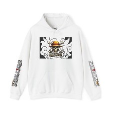 Anime Inspired Unisex Hooded Sweatshirt - Cozy Anime Apparel Anime-Con Style