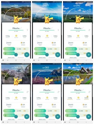 Acc with 40 Pikachu Background / Hintergrund - Stamp Rally / Stempel Rallye 