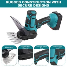 Vistreck Cordless Grass Shears 20V 2in1 Electric Grass Clippers For Garden QQBA