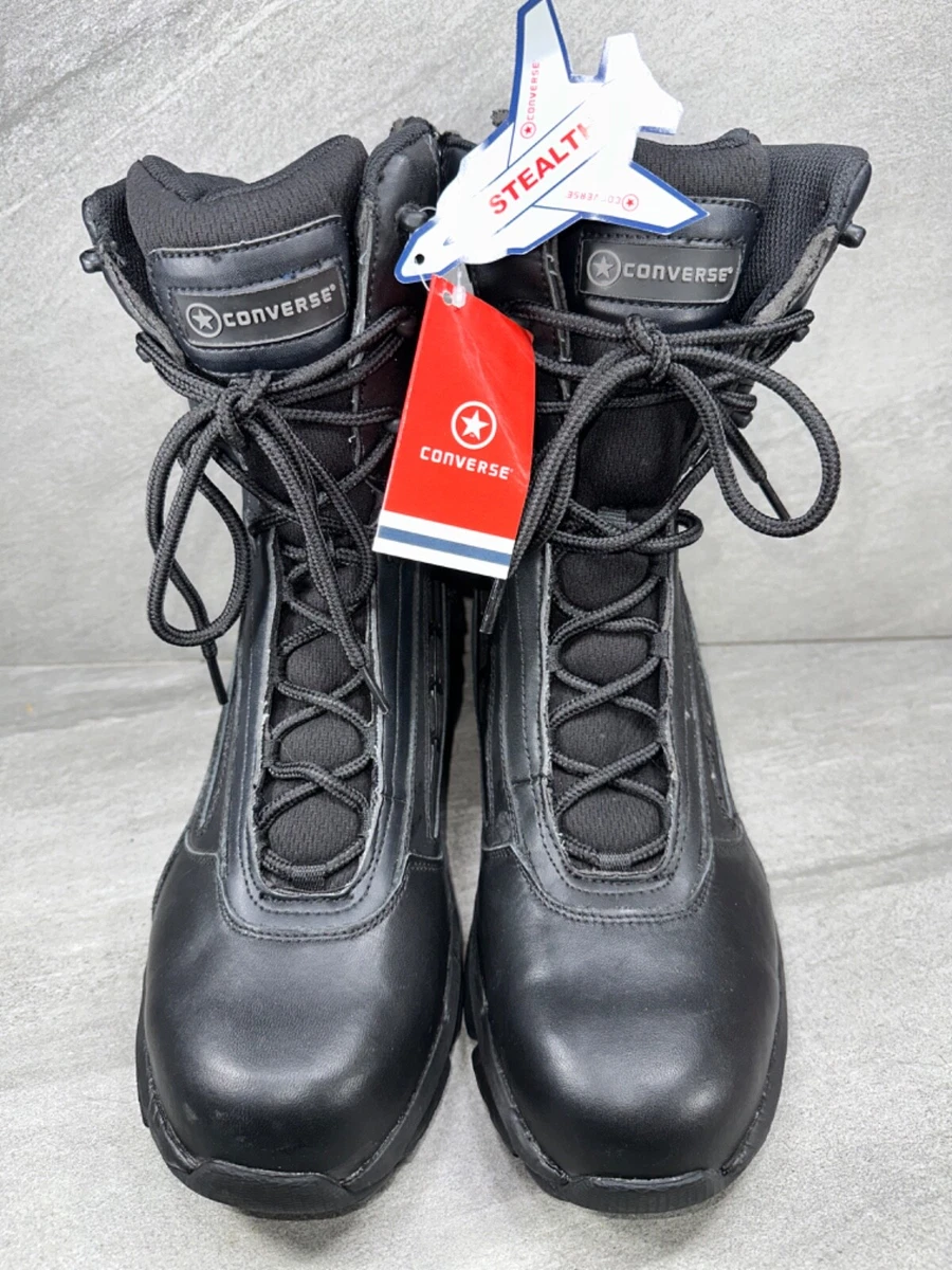 Converse STEALTH C8780 Side Zip Mens Size 11 W Boots Black