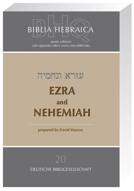 Thumbnail - David Marcus / Biblia Hebraica Quinta (bhq). Gesamtwerk Zur