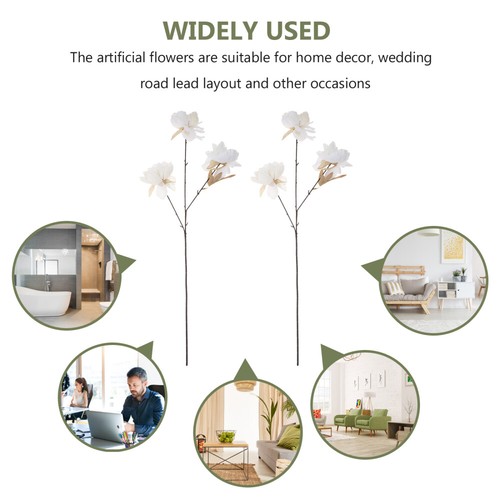 2 Pcs Simulated Decoration Bridesmaid Flowers Wedding Décor - Imagen 12 de 12